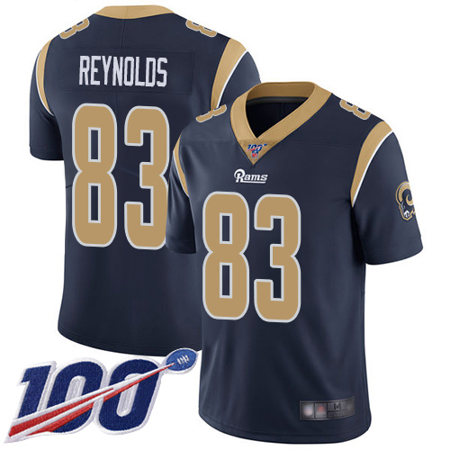 Los Angeles Rams Limited Navy Blue Men Josh Reynolds Home Jersey NFL Football #83 100th Season Vapor Untouchable